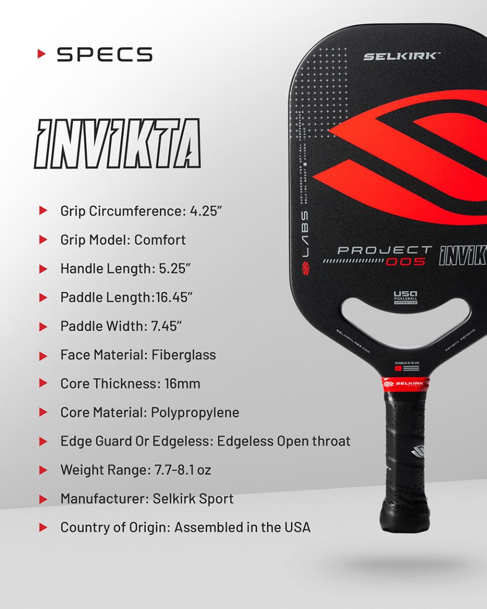 Mua bán Vợt Pickleball Selkirk LABS Project 005 - Invikta giá rẻ